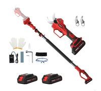 Sécateur électrique sans fil - TEENO - TEENO - Perche télescopique 2 m - Coupe 15-40 mm - 2x21V 2000mAh, écran LCD