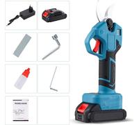 Sécateur électrique - W6519EU - 21 V sans fil - Moteur sans balais - Lame en alliage d'aluminium - Diamètre de coupe de 44 mm - Avec 1 batterie - Prise UE
