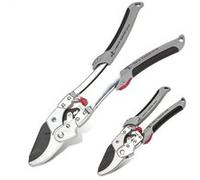 FISHTEC Sécateur à Crémaillère Télescopique avec Enclume - Sans Effort Coupe Branche Jusqua Ø 20mm Cisaille de Jardin Avec Verrouillage Lame Acier Poignée Ergonomique Antidérapante