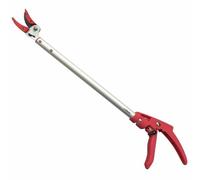 Sécateur FISHTEC® à long manche 64 cm - Sécateur de jardin et ébrancheur - Lame en acier + enclume à préhension