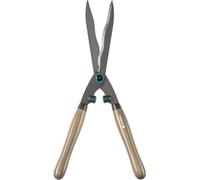 Sécateur robuste de 23 cm avec revêtement antiadhésif et manche en bois