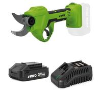 Sécateur sans fil 20V + Batterie Lithium 2Ah Ø de coupe 30 mm Moteur Brushless Chargeur rapide VITO