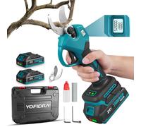 Sécateur sans fil 21 V max, diamètre de coupe 25 mm Sécateur électrique Sécateur électrique avec 2 batteries et lame de rechange SK5 pour branches