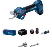 Bosch Sécateur sans fil 06019K1021 – 12V, 2 batteries 3.0 Ah, chargeur