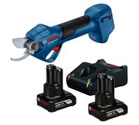 Sécateur sans fil Bosch GGP 12V-25 12 V 25 mm sans balais + 2 batteries 6,0 Ah + chargeur