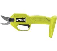 Sécateur sans fil RYOBI 18V ONE+, Lames Bypass chromées acier SK5, Capacité de coupe 25 mm, Sans batterie ni chargeur, RY18SCA-0