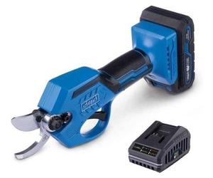 Sécateur sans fil SCHEPPACH BC-PRS28-X, Coupe 28 mm, Batterie 20V 2Ah IXES, Chargeur inclus