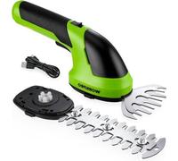 Sécateur-scie électrique 2-en-1, 72 V, batterie de 2 000 mAh, vert, largeur de coupe de 10 cm, longueur de coupe de 15 cm, câble en C, 2 lames