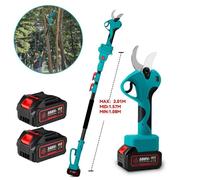 Sécateur sur perche - ONEVAN - ONEVAN - 45 mm - Perche télescopique 108-201 cm - 2x3Ah batteries