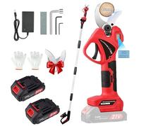 Secateur Telescopique Electrique - 45mm Sécateur électrique avec 2 batteries 21 V/2000 mAh - sécateur à batterie avec perche avec Lame SK7, Secateur electrique sans Forbici Potatura Elettriche