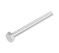 SECCARO Lot de 20 vis hexagonales M5 x 55 mm en acier inoxydable V2A VA A2 DIN 933/ISO 4017