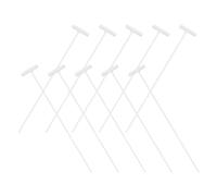 SECFOU 10 Barres de Fer Blanches pour Porte de Cage à Oiseaux, Installation Facile Système Unidirectionnel, Lot de 10 Pièces pour Pigeons et Races de Pigeons