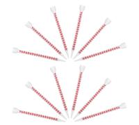 SECFOU 12 Pièces Buse de Calfeutrage en Plastique Longue Spirale pour Résine Époxy, Réutilisable et Légère, pour Remplissage des Joints de Carrelage en Projets DIY à Domicile