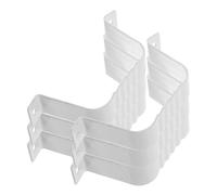 SECFOU 1ensemble Sangle Adaptateur Gouttière pour Gouttières Carrées Fixation Légère et Polyvalente pour Villas et Jardins Accessoire Outil Esthétique