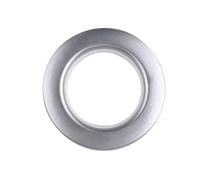 SECFOU 80 Pièces Anneaux de Rideaux en Plastique Argenté pour Tringles, Faible Bruit et Protection Barre, Accessoires Modernes pour Rideaux de Chambre