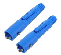SECFOU Adaptateur Fileté en Plastique et Fer pour Manche Télescopique 22mm pour Lot de 2 Pièces Remplacement Embout Résistant à L'usure, Nettoyage Domestique