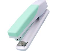 SECFOU Agrafeuse Bicolore Grosse Capacité en Métal et Caoutchouc, Design Ergonomique pour Bureau et Maison, Outil de Reliure Pratique et Solide Économisant Temps et Effort