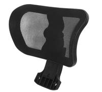 SECFOU Appui-tête de Chaise de Bureau Noir en Polyester Hauteur Réglable pour Chaise D'ordinateur, Soutien Confortable pour Usage à Domicile Bureau