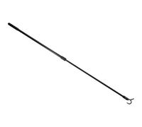 SECFOU Baguette à Rideaux Télescopique en Alliage D'aluminium Noir de 24 Pouces, Pièce de Rechange pour Store Vertical Moderne Opération Facile