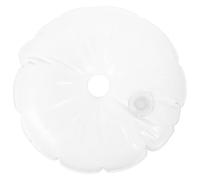 SECFOU Base de Parasol de Plage en Plastique Blanc de lestage à remplir d'eau, Pied Rond Pliable pour terrasse et Jardin, pour Parasol de Plage et Parasol de Soleil, Stable en extérieur