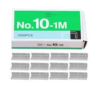 SECFOU Boîtes Agrafes Métalliques Standard No Acier Inoxydable Recharges pour Agrafeuse de Bureau Polyvalentes et Résistantes