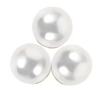 SECFOU Broche Magnétique en Perles Blanche 3 Pcs, Épingle Anti-exposition pour Vêtements, Accessoire Rétro pour Pulls, Jupes et Paquet, Bijou Femme Élégant et Pratique
