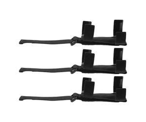 SECFOU Ensemble de 3 Manchons Adaptatifs Réglables en Nylon pour Ustensiles Cuisine, Sangle Légère et Antidérapante pour Aide Alimentaire, Compatible Cuillère et Fourchette,