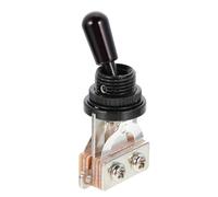 SECFOU Interrupteur à Bascule en Métal Noir 3 Positions Contrôle de Micro Portable pour Guitare Électrique pour Usage en Extérieur