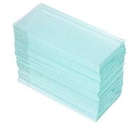 SECFOU Lentilles de Soudage pour Casque de Soudage Protection Oculaire en Verre Clair Lot de 100 Pièces Accessoires de Sécurité Découpe et Meulage Lentilles de Remplacement Transparentes
