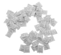 SECFOU Lot de 100 Sachets D'agent Séchant Absorbeur D'humidité Réutilisable pour Placard et Rangement, 2 G, Matériau en Gel Blanc Polyvalent