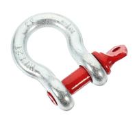 SECFOU Manille D'ancrage Galvanisée 1/2 Pouce 2 Tonnes Robuste et Anti-rouille Boucle à Pince Anneau pour Levage et Déchargement Sécurisés