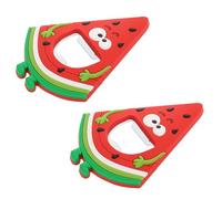 SECFOU Ouvre-bouteille Compact pour Silicone Magnétique Réfrigérateur en Forme Fruit 2pcs et Créatif pour Bar Cuisine