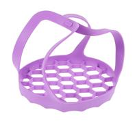 SECFOU Panier Égouttoir à Légumes Multifonctions en Silicone pour Cuisson Vapeur et Drainage Poignée Pliable Cuisine Pratique