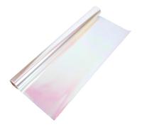SECFOU Papier Présent Irisé en Cellophane pour Bouquet et Boîte, Rouleau 1 Pièce, Décoratif et Découpable, pour Emballage Romantique Saint-valentin ou Noël