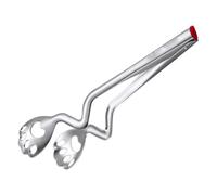 SECFOU Pince Alimentaire Pince Antidérapante en Acier Inoxydable Forme Patte de Chat et Égouttoir pour Barbecue Cuisine
