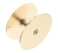 SECFOU Plaque De Recouvrement De Serrure Pour Porte Cache Trou De Serrure Plaquée Or En Fer Avec Vis Pour Trou De Poignée De Porte Et Serrure De Porte