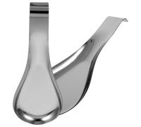 SECFOU Porte-cuillère Support de Cuillère Compact et Facile à Nettoyer en Acier Inoxydable Argenté, Lot de 2 Pièces pour Décoration de Table à Manger