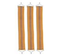 SECFOU Sangles de Renforcement en Nylon Accessoires Robustes Jaune Lot de 3 Bande Élastique Anti-Fissure pour Chaise Longue et Chaise Pliante pour Patio Extérieur