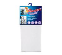 Séchage sans trace ni peluche pour votre vaisselle avec LA MENAGERE Lavette essuie-vaisselle microfibre absorbante, 60 x 40 cm, torchon, 0.05 kg - Lot de 3