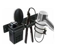 Sèche-Cheveux Salle De Bain Rangement Porte Accessoires Support Organisateur Ensemble Et Lisseur Accessoire Mural Professionnel