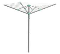 Sèche-linge avec 45 mètres de corde à linge, permettant de sécher jusqu'à 4 brassées de vêtements | Argent | 139,2 x 139,2 x 182 cm