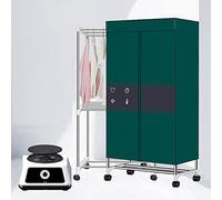 Sèche-linge chauffant, séchoir électrique portable 1100 W avec minuterie automatique, dosette de séchage à air chaud PTC portable sèche les vêtements rapidement et efficacement, acier inoxydable, pour