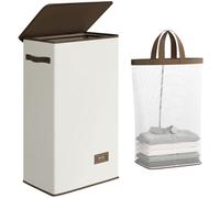 Sèche-linge de 70 litres, panier à linge avec couvercle et sac à linge, grand format