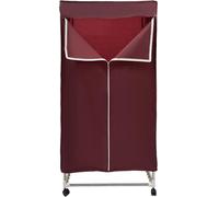 Sèche-linge électrique, armoire de rangement portable avec séchoir à air chaud de 1500W, armoire pliante avec écran tactile et roulettes, capacité de 30 kg, idéale pour l'appartement ou les voyages