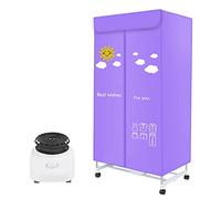 Sèche-linge électrique chauffant 1000 W, séchoir à linge portable pour la maison, machine électrique sur pied, double couche, protection contre la surchauffe pour terrasse intérieure et extérieure The