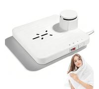 Sèche-linge électrique complet pour salle de bain, séchage à air chaud et froid avec capteur, débit d'air réglable à double vitesse, 960 W