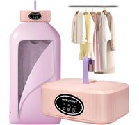 Sèche-linge électrique - Mini-sèche-linge pliable - Séchage rapide des vêtements - Avec stérilisation UV - Capacité de 10 vêtements - Blanc