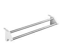 Sèche-linge Pour Radiateur Twin Wenko Séchoir à Linge à Accrocher Aux Radiateurs, Portes, Armoires, 1,10m D'étendage, Acier Inox, 60 X 13 X 11,5 Cm, Argent
