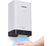 Sèche-mains 900W, automatique, en ABS, de couleur blanche, dimensions : 25,5 cm
