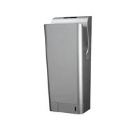 Sèche-mains à grande vitesse 7-10s, Jet d'air filtré HEPA, sèche-mains for toilettes, for Restaurants/immeubles de bureaux, Fournitures de salle de bain(Silver)